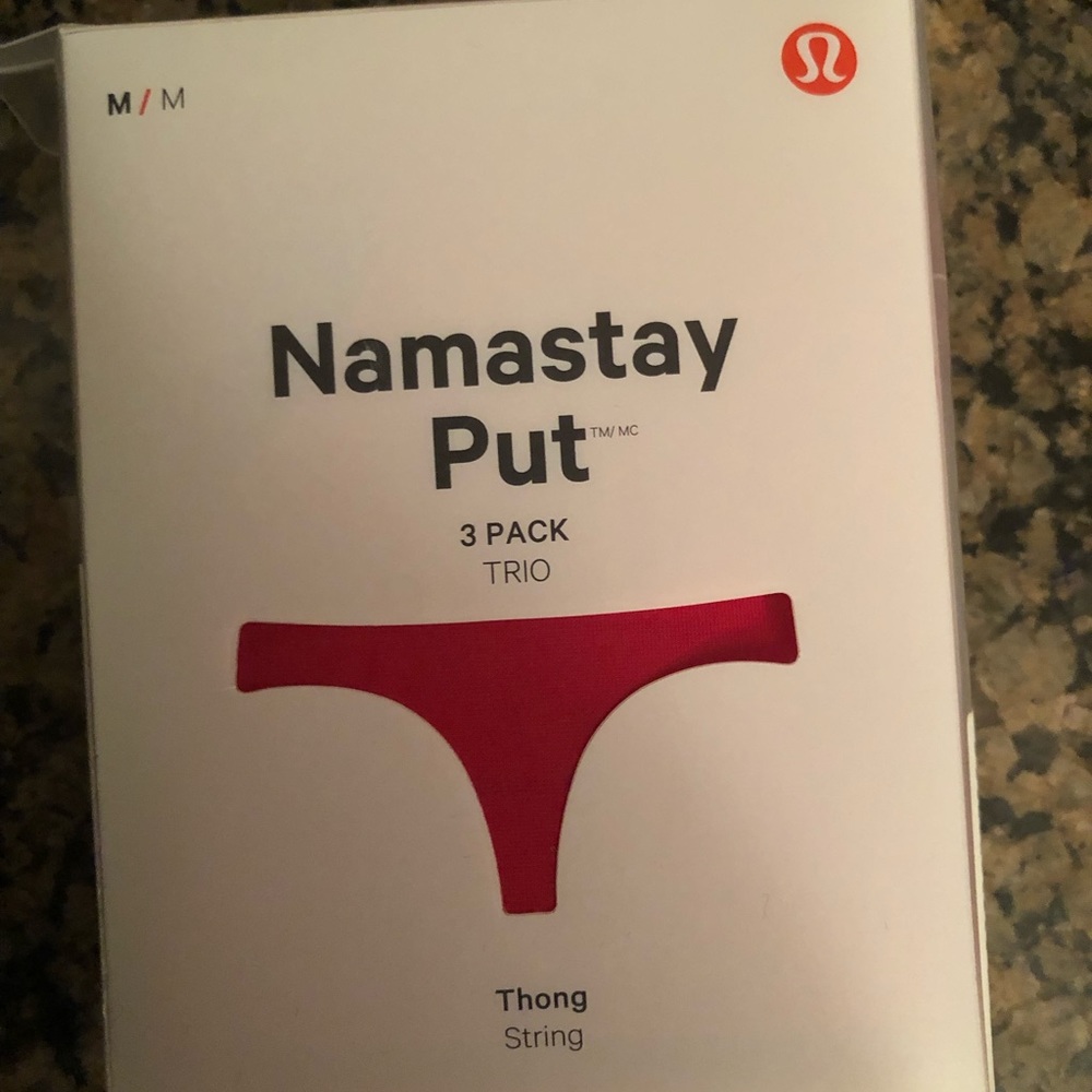 Lululemon “Namastay Put” Thongs 3 Pack